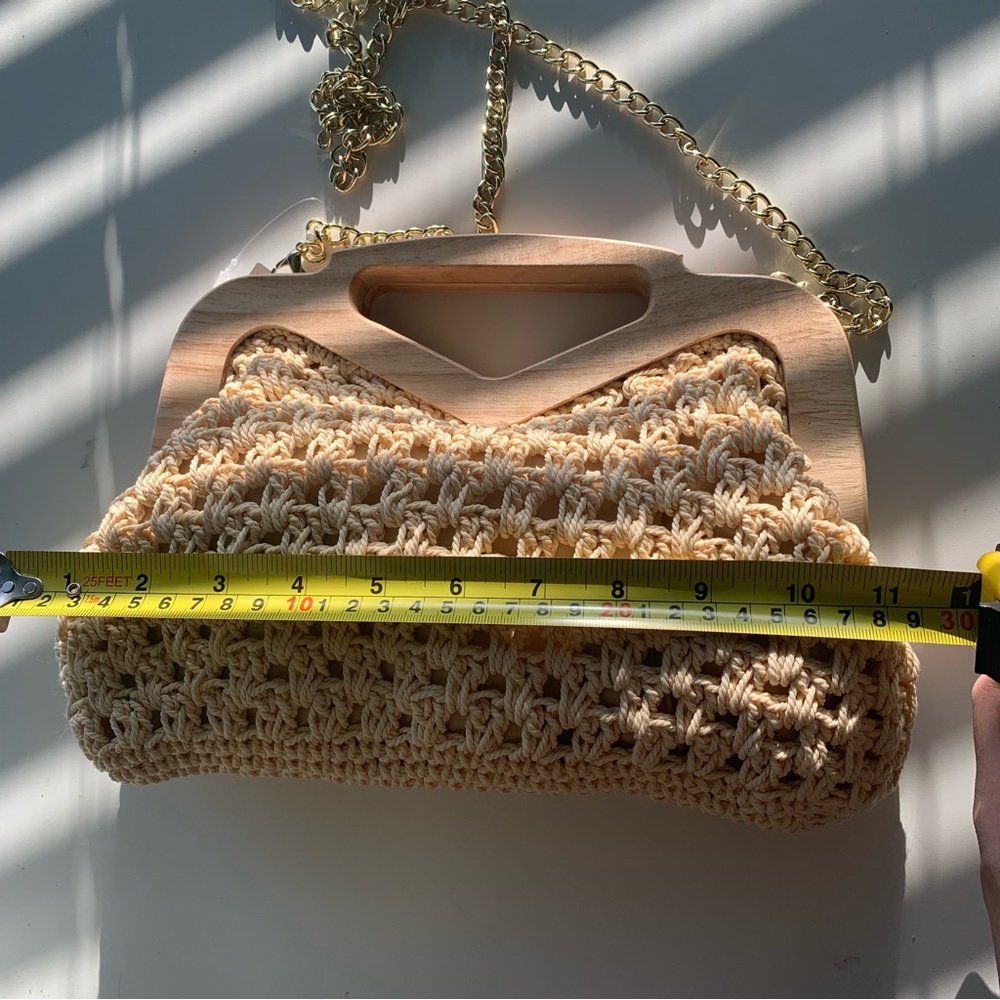 Woven Rope Framed Clutch - Picture 5 of 6